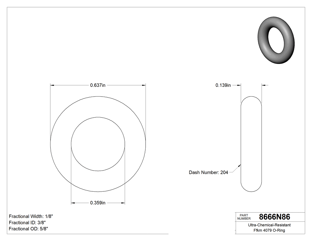 Technical drawing - 8666N86